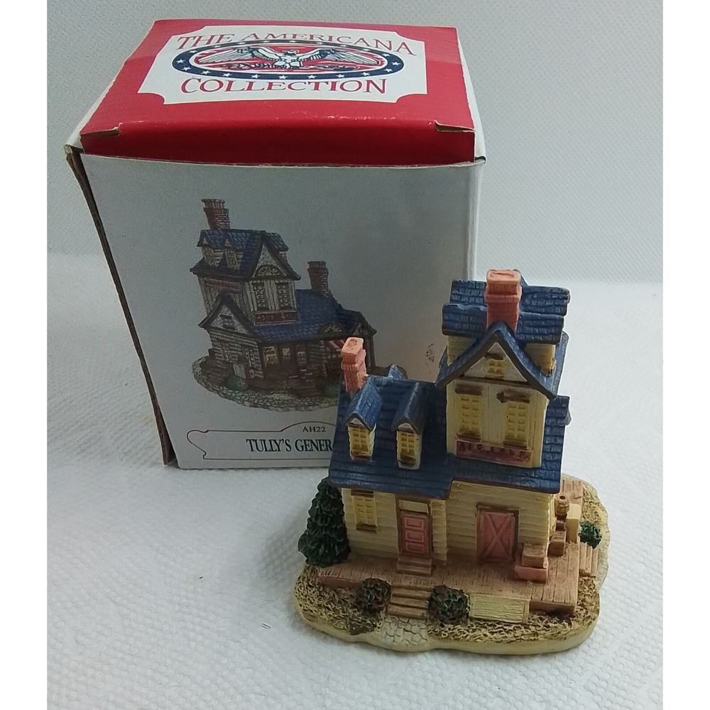 The Americana Collection Tullys General Store AH22 1993 Village Miniature Boxed - Picture 3 of 5